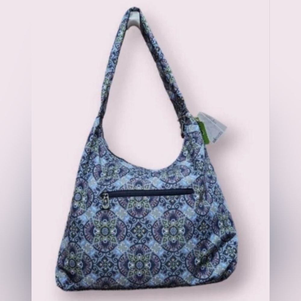 Sakroots Atlas Hobo Bag Vegan Purse Lightweight Spacious Floral Pattern NEW